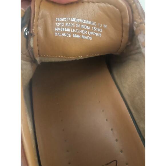 Clarks Mens Brown Leather Colson Over Oxford Dress Casual Sz 12 - Picture 7 of 7